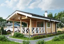 Особенности проектов бань с верандами