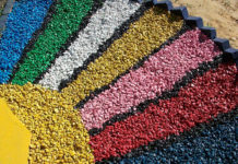 Как используется мраморная крошка?