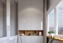 Встраиваемые шкафы для балкона