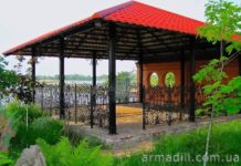 Где используются кованые навесы?