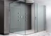 Изготовленные стеклянные двери для душа на заказ