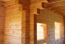 Строительство домов из бруса под усадку